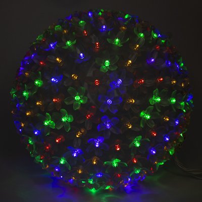 Світлодіодна декорація - куля що світиться, 34 см, 300л, різнокольорова, IP20 (650613) 650613 фото