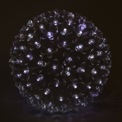 Світлодіодна декорація - куля що світиться, 19 см, 150л, біла, IP20 (650620) 650620 фото