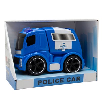 Іграшка дитяча - Поліцейська Машина, 19 см, зі світловими ефектами, синій, пластик (A849539U) A849539U фото