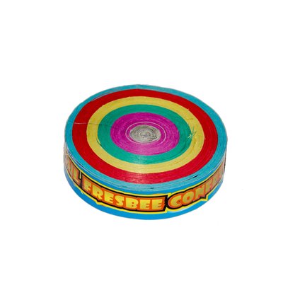 Фрісбі конфетті, стрічка, 6,3x1,8 см, різнокольоровий, папір (400850) 400850 фото