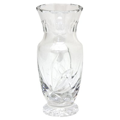 Кришталева ваза - візерунок Квітка, 20 см, кришталь (6412/3) vase6412_3 фото