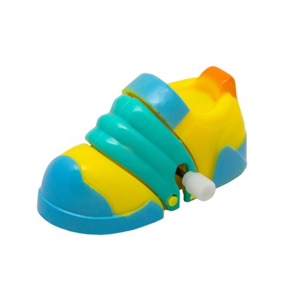 Іграшка заводна - черевичок Aohua, 6,5x3x3,5 см, синій, жовтий, пластик (8026A-3-3) 8026A-3-3 фото