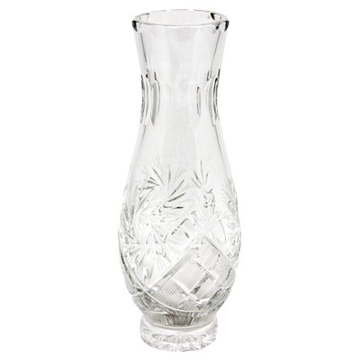 Хрустальная ваза для цветов - Мельница, 22 см, хрусталь (4299) vase4299 фото