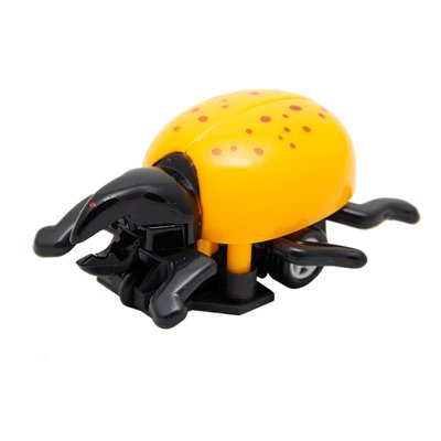 Іграшка заводна - жук Aohua, 6x4,5x3 см, жовтий, пластик (8052A-3-2) 8052A-3-2 фото