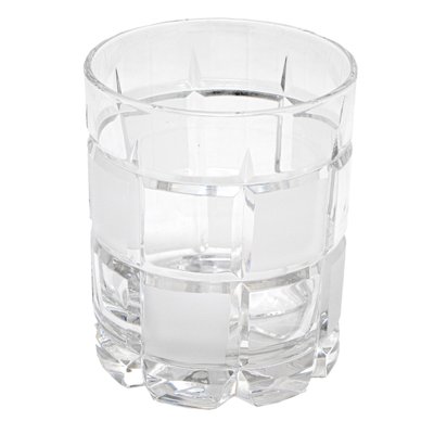 Кришталевий стакан для віскі Neman, візерунок - геометричний орнамент, 10 см, 330 мл (6280/2-2) 6280/2-2 фото