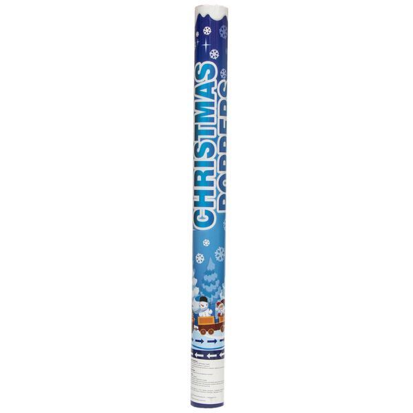 Хлопушка пневматическая "CHRISTMAS POPPERS", 98,5 см, белые и серебристые снежинки из фольги (401093-1) 401093-1 фото