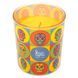 Ароматична свічка Magic Lights, аромат Апельсин, череп, 7,5*8,4 см, помаранчева (40010-7) 40010-7 фото 1