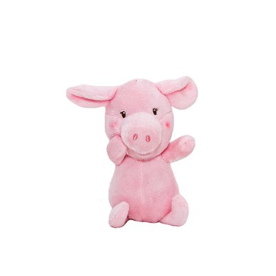 Мягкая игрушка - поросенок, 12 см, розовый, полиэстер (D1725712A) D1725712A фото