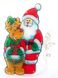 Светодиодная декорация - Дед Мороз и Олень, 45x23,5 см, 20л, пластик, IP20 (640157) 640157 фото 1