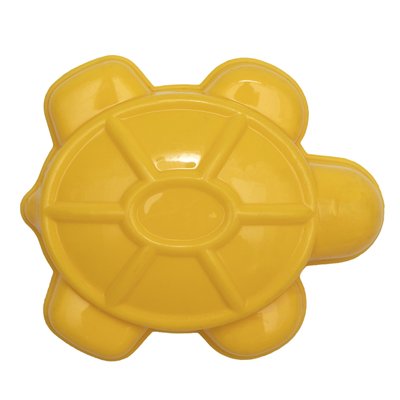 Формочка - черепашка, 9,3x7,6x2 см, желтый, пластик (JH2-003-1) JH2-003-1 фото