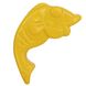 Формочка - рибка, 10,5x5,5x2 см, жовта, пластик (JH2-004-1) JH2-004-1 фото 1