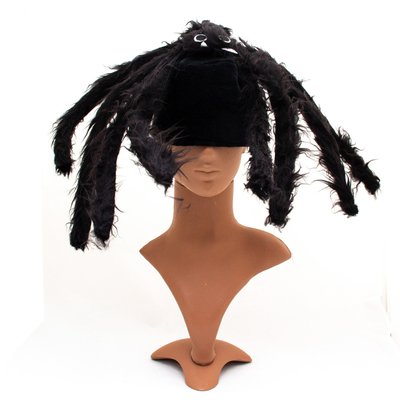 Карнавальная шляпа "Паук", 50 см, вельвет, полиэстер, черный (461325) 461325 фото