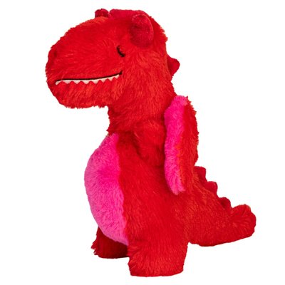 М'яка іграшка - дракончик, 21 см, червоний, поліестер (396350) 396350 фото