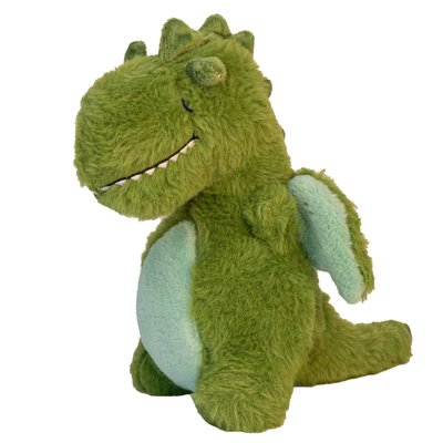 Мягкая игрушка - дракончик, 21 см, зеленый, полиэстер (396367) 396367 фото