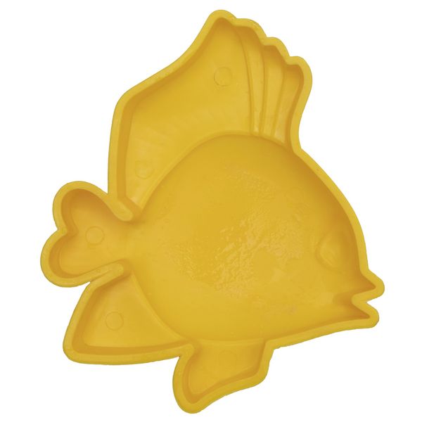 Формочка - рыбка, 12,5 см, желтый, пластик (JH2-004B-1) JH2-004B-1 фото