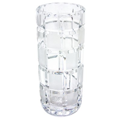 Хрустальная ваза для цветов - Геометрический орнамент, 20,5 см, хрусталь (5557/3) vase5557_3 фото