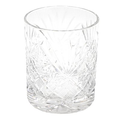 Кришталевий стакан для віскі Neman, візерунок - морозний орнамент, 10 см, 330 мл (6280/3-2) 6280/3-2 фото