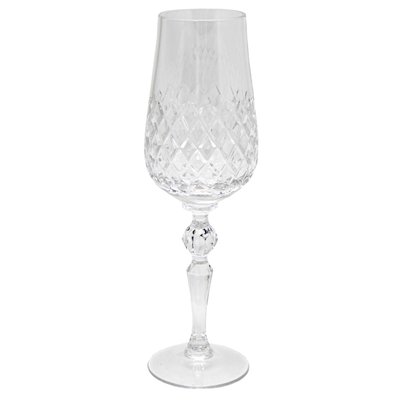 Хрустальный бокал для шампанского Neman, узор - мелкий ромб, 21 см, 190 мл (7841/1-2) crys7841_1-2 фото