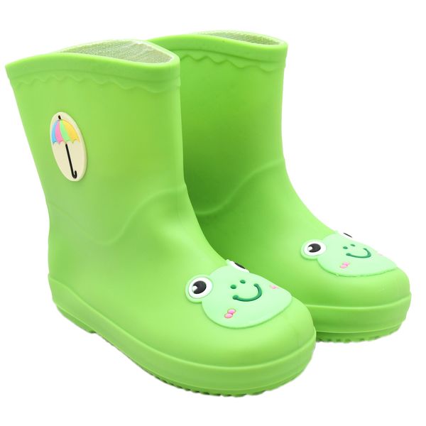 Гумові чоботи дитячі, зелені, розмір 30 (19 см) (513726-2) 513726-2 фото