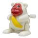 Игрушка заводная - обезьянка с бананом Aohua, 4,5x3,5x4,5 см, белый, пластик (8010A-3-2) 8010A-3-2 фото 1